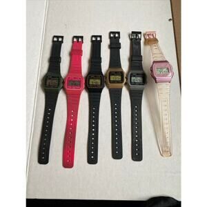 Casio F-91W 6 Rare Colors